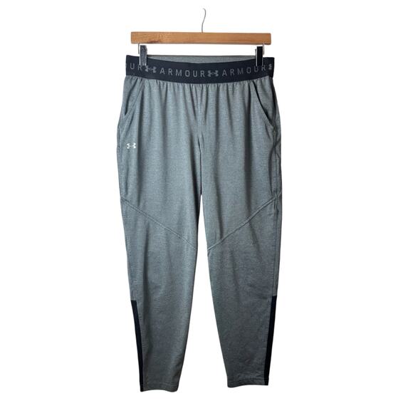 Under Armour Jogging Pants Women’s Medium Gray Athletic Athleisure Activewear - Picture 1 of 11